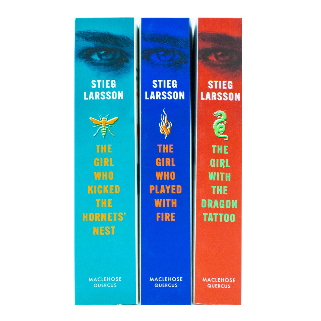 The Millennium Trilogy 3-Book Set by Stieg Larsson – The Girl with the Dragon Tattoo & More | Mystery Thriller Fiction Series, Bestseller Collection