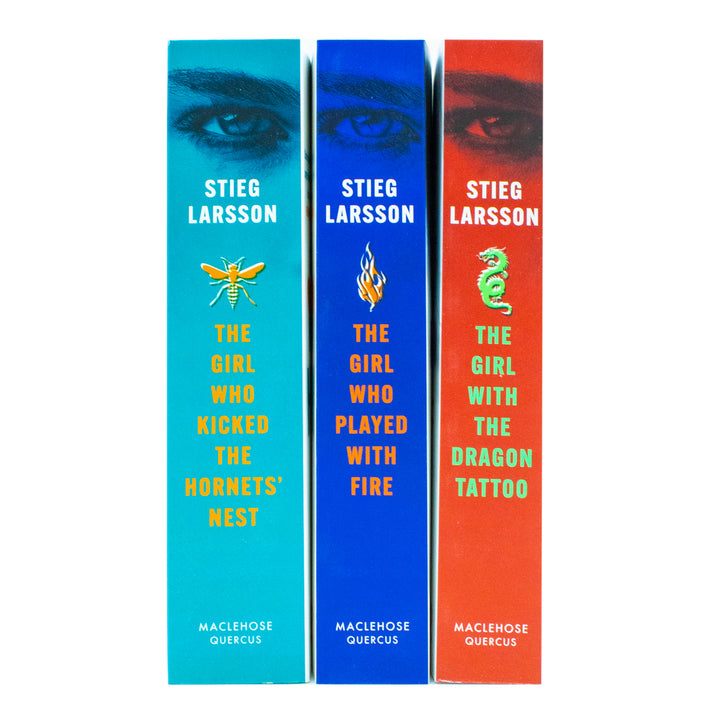 The Millennium Trilogy 3-Book Set by Stieg Larsson – The Girl with the Dragon Tattoo & More | Mystery Thriller Fiction Series, Bestseller Collection