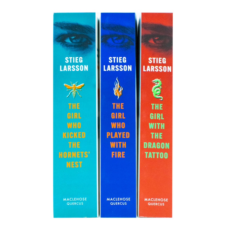 The Millennium Trilogy Collection 3 Books Set By Stieg Larsson ( The Girl who Play, The Girl With the Dragon, The Girl who Kicked)