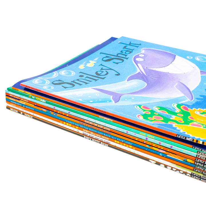 Bear & Friends 10 Picture Books Collection Set by Ruth Galloway (Smiley Shark, Octopants, The Tortosaurus, Just One More Story and More)| Paperback