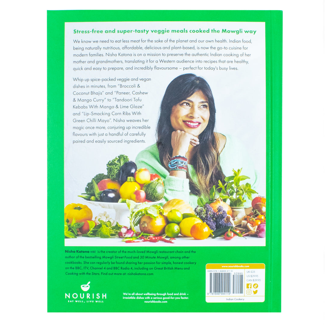Meat-Free Mowgli by Nisha Katona | Vegetarian Indian Cookbook with Simple, Healthy Plant-Based Recipes & Traditional Flavours for Easy Meals