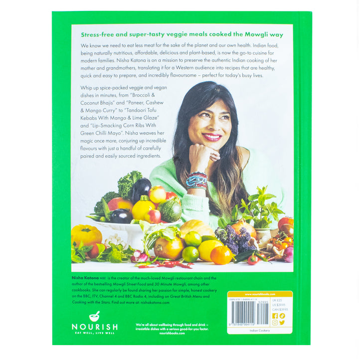 Meat-Free Mowgli by Nisha Katona | Vegetarian Indian Cookbook with Simple, Healthy Plant-Based Recipes & Traditional Flavours for Easy Meals