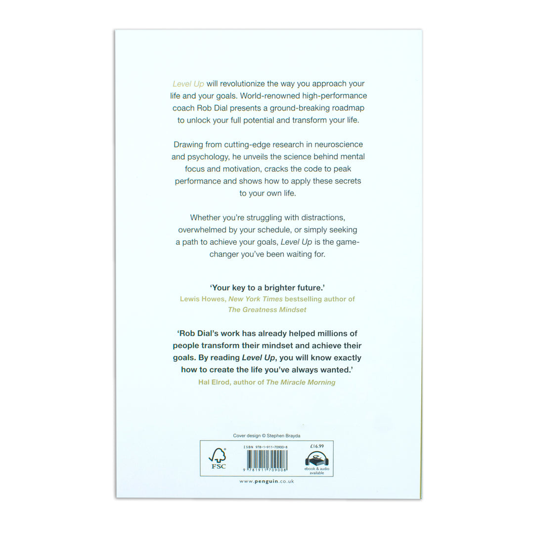 Level Up: Get Focused, Stop Procrastinating and Upgrade Your Life Book By Rob Dial