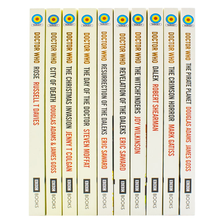 Doctor Who: Target Collection 10 Books Set by Douglas Adams (The Pirate Planet, City of Death, Crimson Horror, Day of the Doctor & More!)