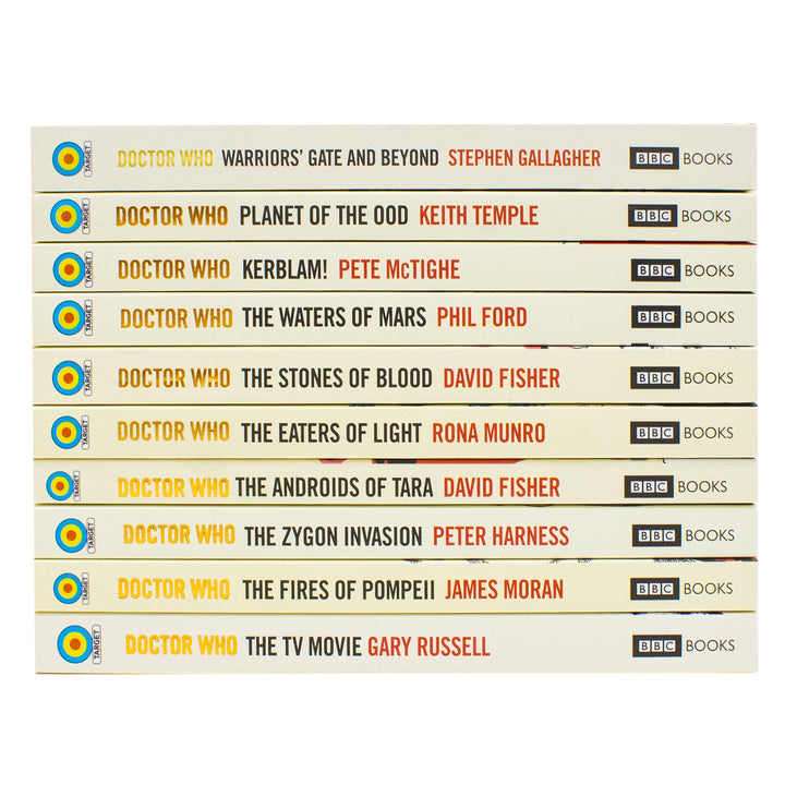 Doctor Who:Target Collection 10 Books Set by Douglas Adams (Planet Of The Ood,Warriors' Gate And Beyond,Kerblam!, And More )