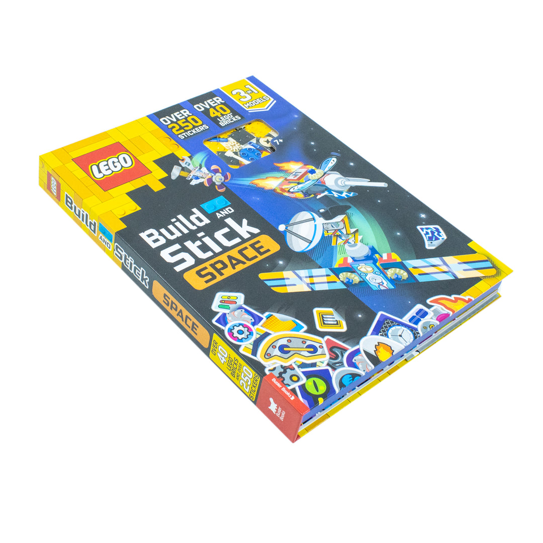 LEGO Books: Build and Stick: Space (includes LEGO bricks, book and over 250 stickers) (LEGO Build and Stick Activity Box)