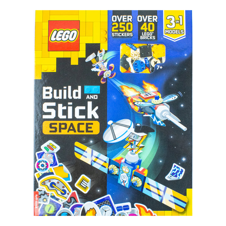 LEGO Books: Build and Stick: Space (includes LEGO bricks, book and over 250 stickers) (LEGO Build and Stick Activity Box)