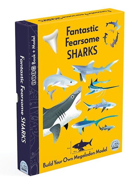 Fantastic Fearsome Sharks (Ignite STEM Book + Model Kit) Board Book By Kit Elliot
