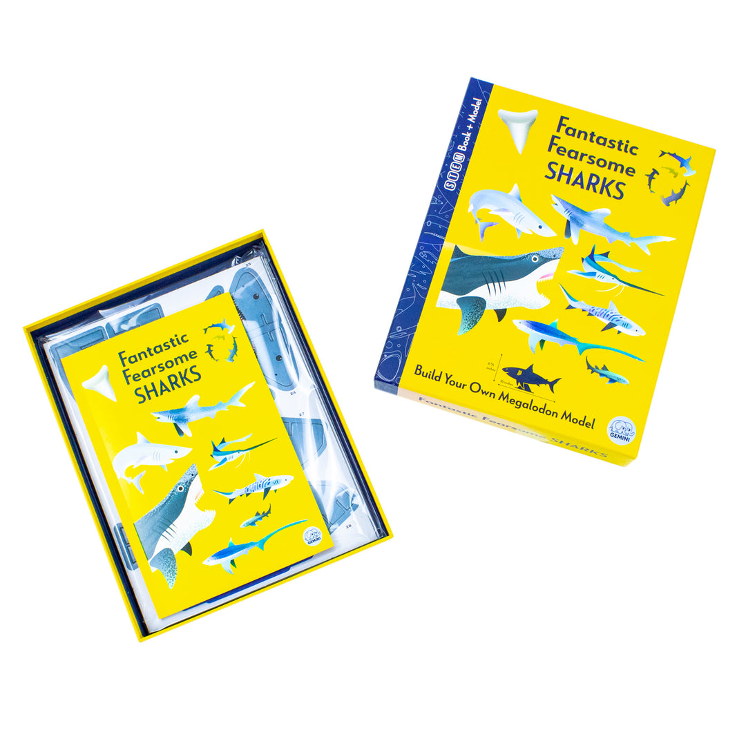 Fantastic Fearsome Sharks (Ignite STEM Book + Model Kit) Board Book By Kit Elliot