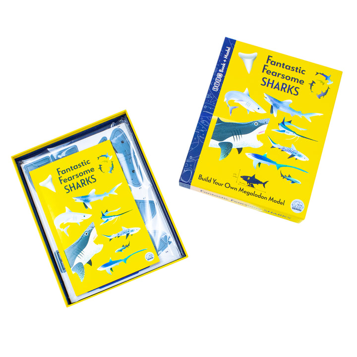 Fantastic Fearsome Sharks (Ignite STEM Book + Model Kit) Board Book By Kit Elliot