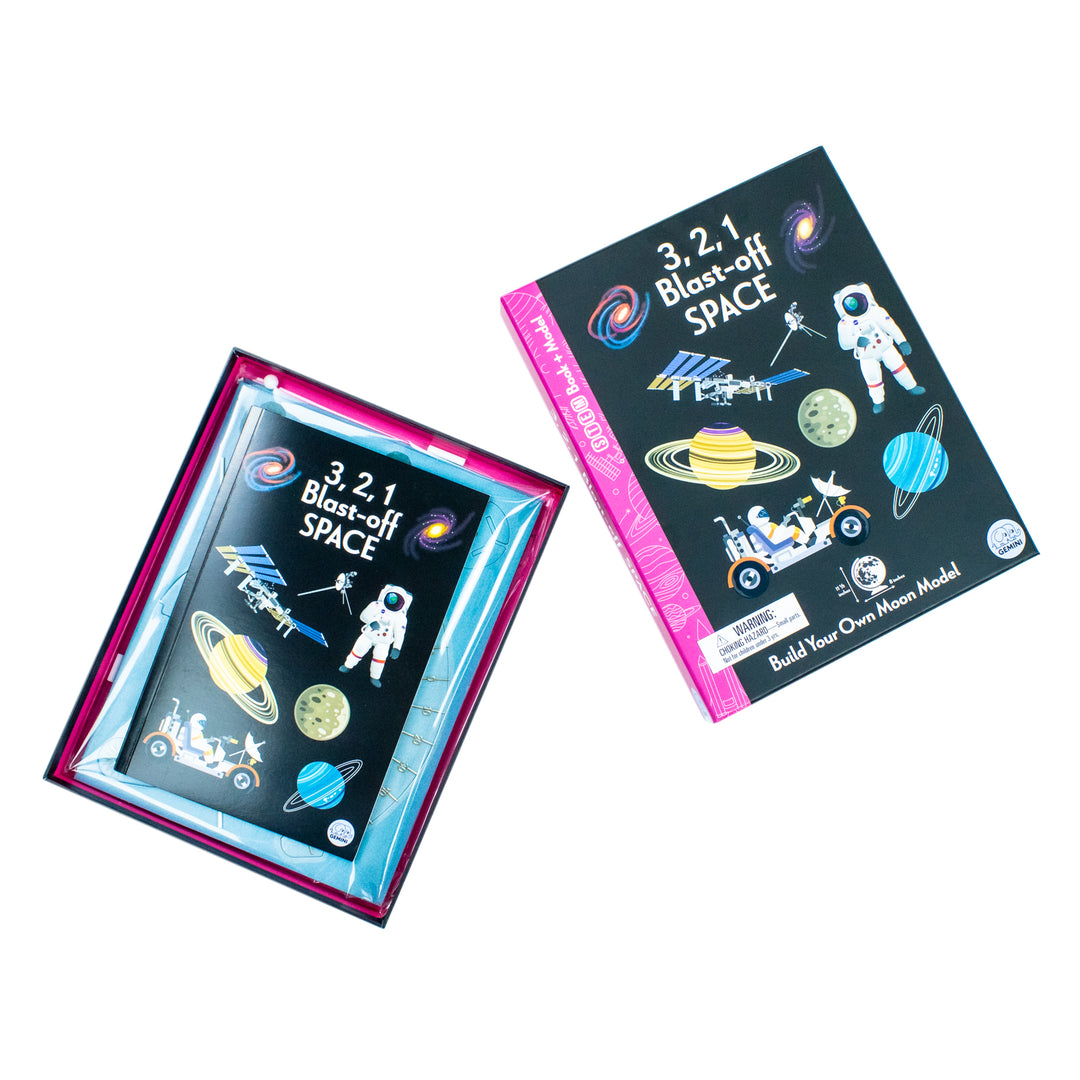 3, 2, 1 Blast-off Space (Ignite STEM Book + Model Kit) Board Book By Lydia Halliday