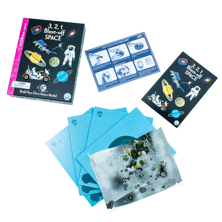 3, 2, 1 Blast-off Space (Ignite STEM Book + Model Kit) Board Book By Lydia Halliday