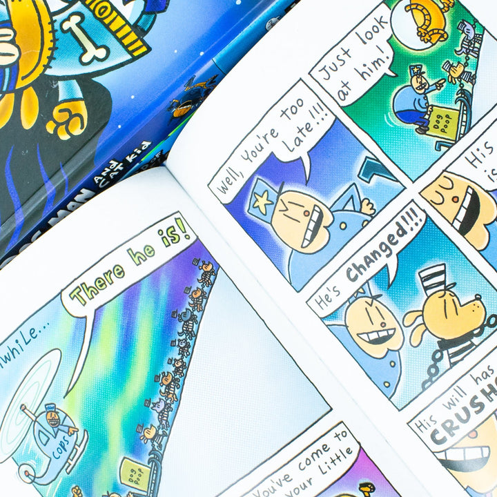 Dog Man & Cat Kid Collection Box Set (Books 4–6) by Dav Pilkey – Children's Comics Full of Adventure, Humor & Reading Fun for Kids Age 7+