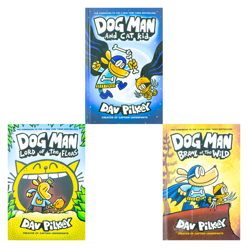 Dog Man: Cat Kid Collection - 3 Hardback Books for Kids Age 7+ – Lowplex Books Dog Man: Cat Kid Collection - 3 Hardback Books for Kids Age 7+ – Lowplex Books