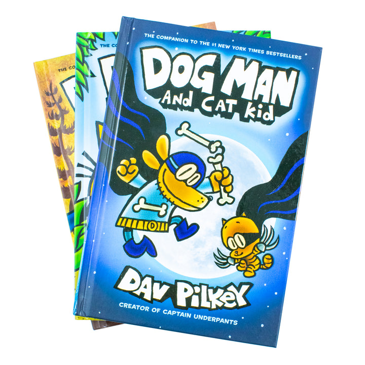 Dog Man & Cat Kid Collection Box Set (Books 4–6) by Dav Pilkey – Children's Comics Full of Adventure, Humor & Reading Fun for Kids Age 7+