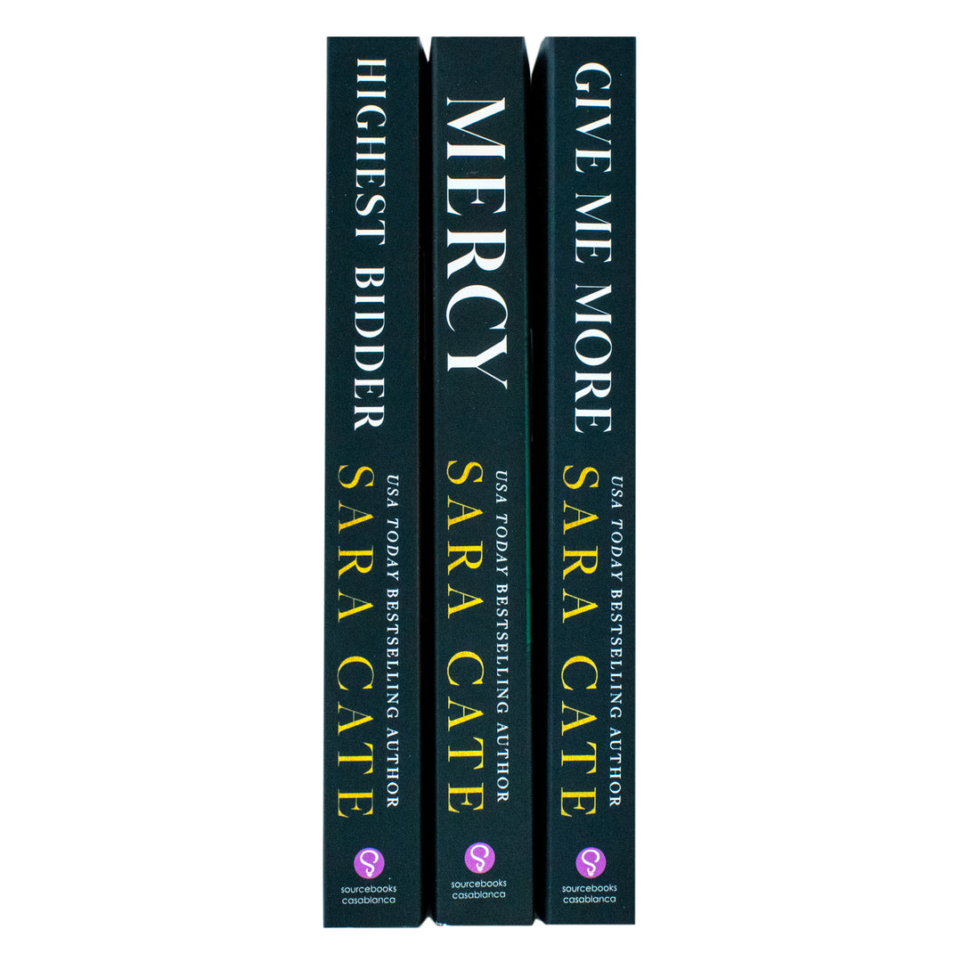 Salacious Players Club Series 3 Book Set by Sara Cate – Give Me More, Mercy, Highest Bidder – Adult Romance, Passion, Contemporary Fiction Collection