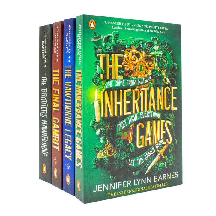 The Inheritance Games Series 4-Book Collection by Jennifer Lynn Barnes – Bestselling YA Mystery Thrillers | Suspenseful & Engaging Must-Read Fiction