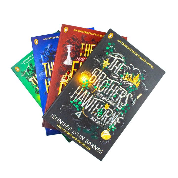 The Inheritance Games Series 4-Book Collection by Jennifer Lynn Barnes – Bestselling YA Mystery Thrillers | Suspenseful & Engaging Must-Read Fiction