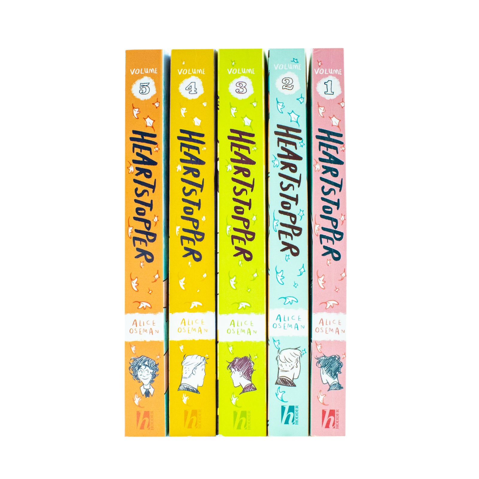 Heartstopper Series by Alice Oseman 5 Books Collection Set (1-5