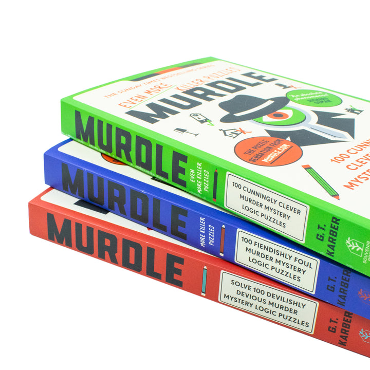 Murdle Puzzle Series 3 Books Collection Set (Murdle, Murdle: More Killer Puzzles and Murdle: Even More Killer Puzzles)