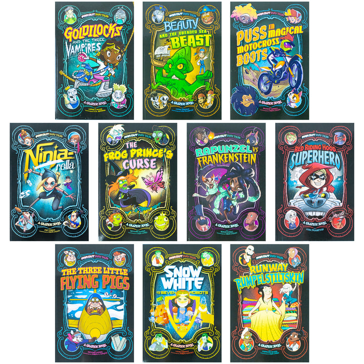 Far Out Fairy Tales A Graphic Novel 10 Books Collection for 12+ Years- Paperback
