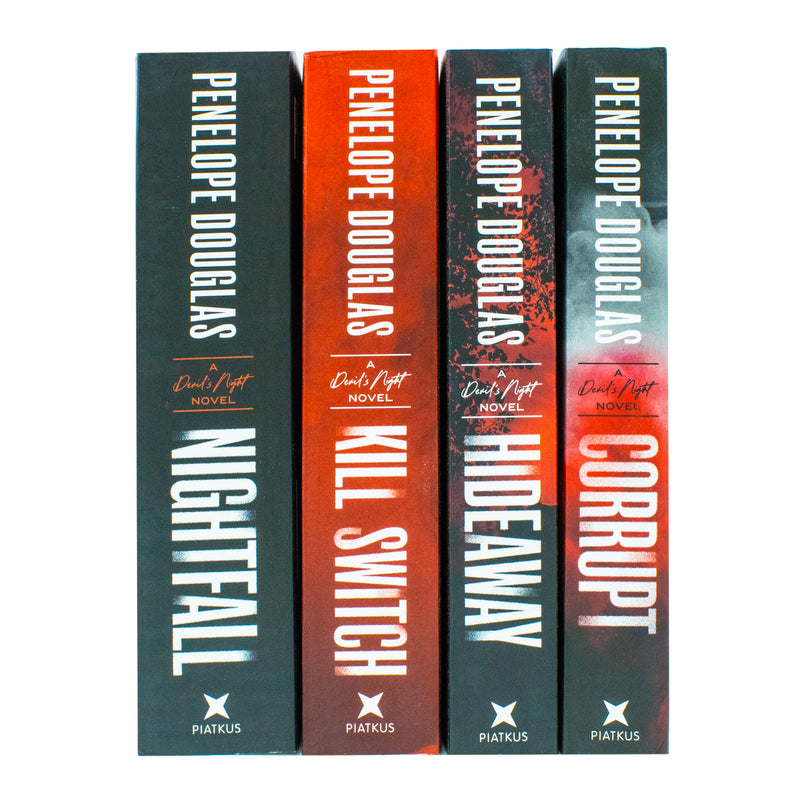 Devil's Night Series by Penelope Douglas– 4-Book Collection Set |Romantic Fiction, New Adult Suspense, Contemporary Love Stories, Bestselling Novels