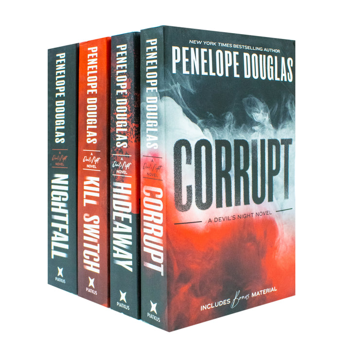 Devil's Night Series by Penelope Douglas– 4-Book Collection Set |Romantic Fiction, New Adult Suspense, Contemporary Love Stories, Bestselling Novels