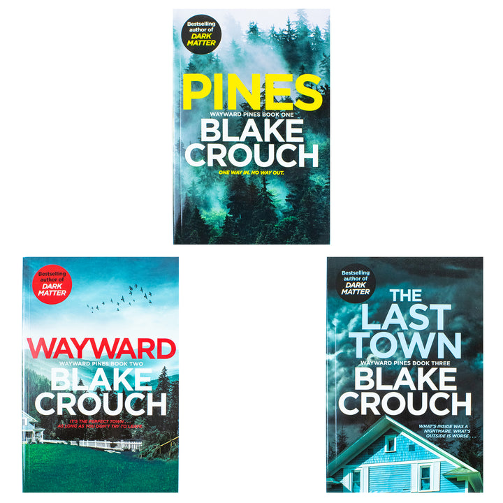 The Wayward Pines Trilogy 3 Book Set by Blake Crouch – Includes Pines, Wayward & The Last Wayward Pines Town! Must-Have Series for Thriller Fans!