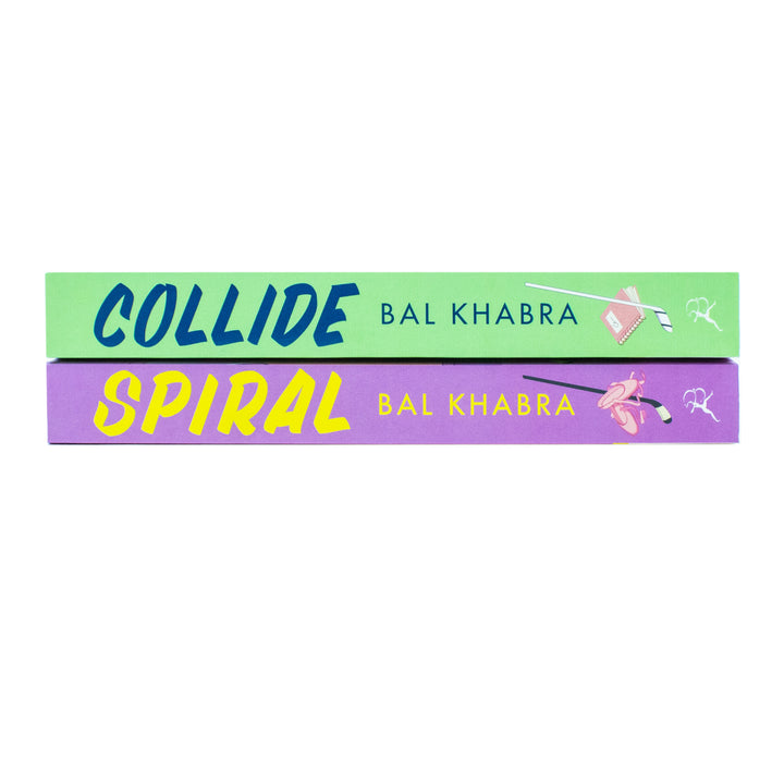 Off the Ice Series 2 Books Collection Set By Bal Khabra (Collide and Spiral)