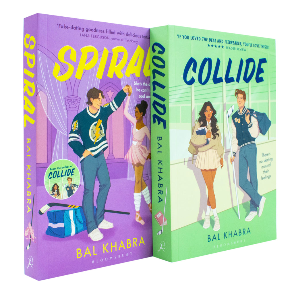 Off the Ice Series 2 Books Collection Set By Bal Khabra (Collide and S ...