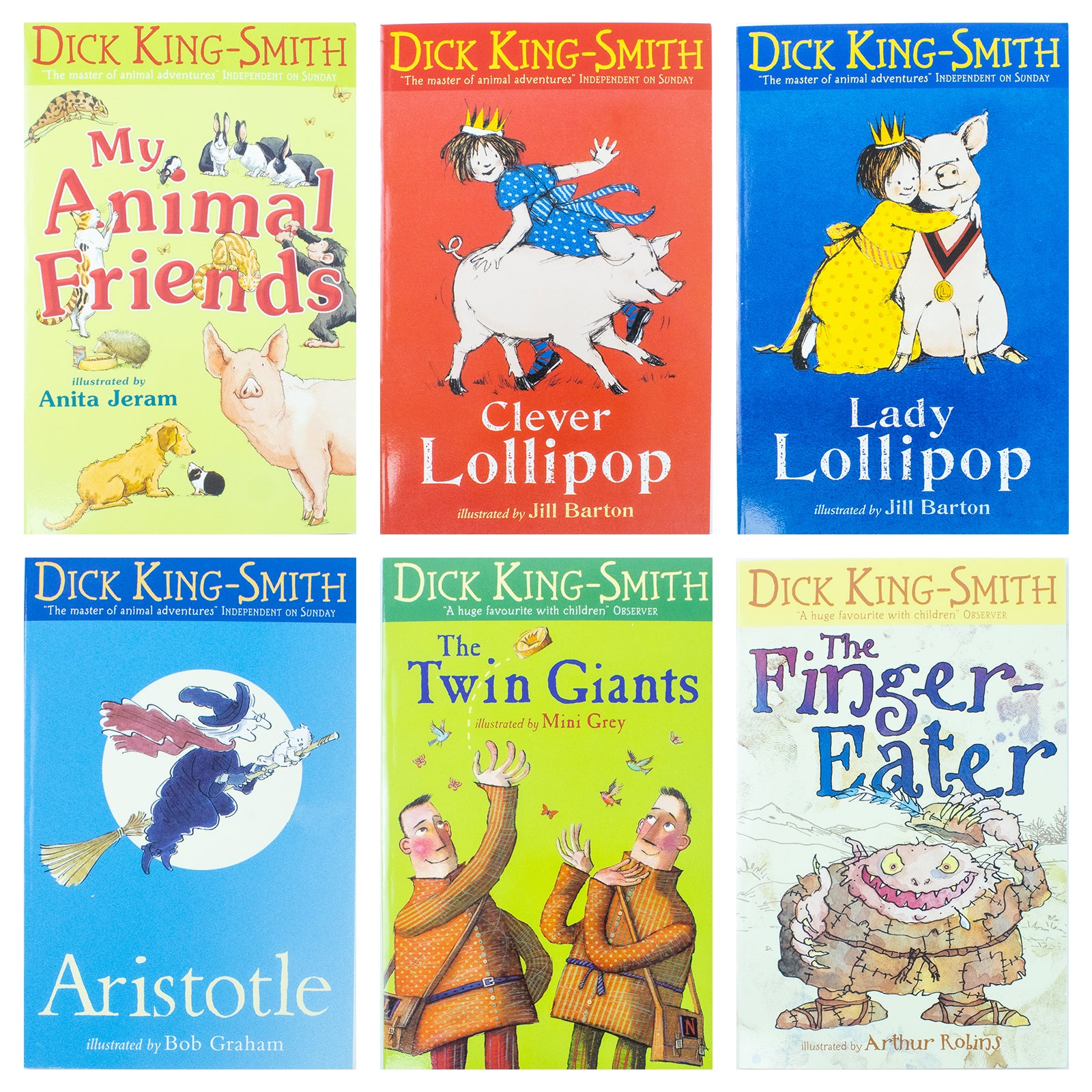 Dick King Smith Collection: 6 Books for Kids Age 8+ in Paperback