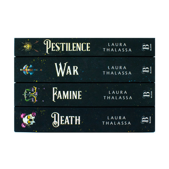 The Four Horsemen Series by Laura Thalassa – 4-Book Collection Set (Pestilence, War, Famine & Death)| Epic Fantasy, Bestselling YA Fiction & Adventure