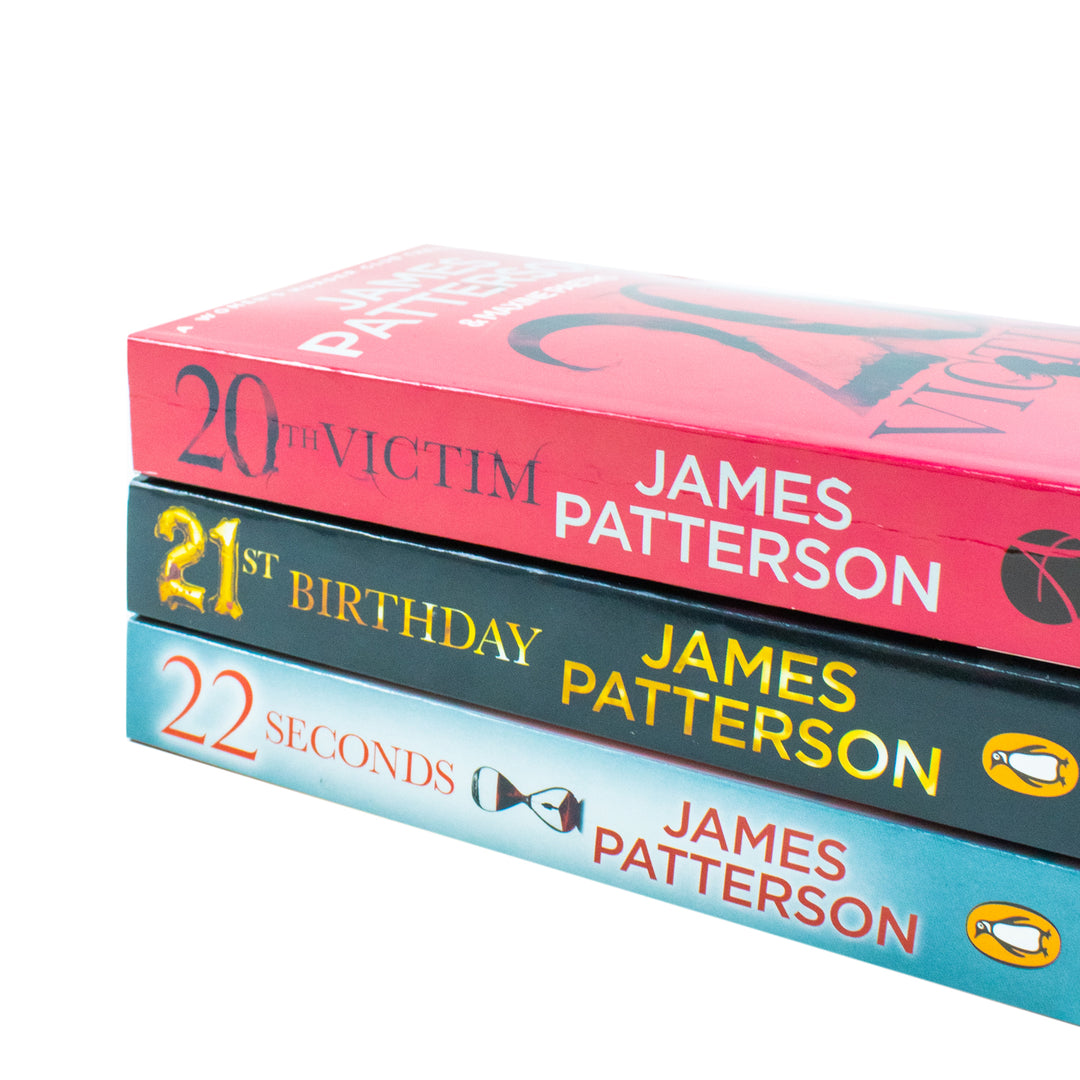 Women's Murder Club Series by James Patterson 3 Books Collection Set (20th Victim, 21st Birthday, 22 Seconds)
