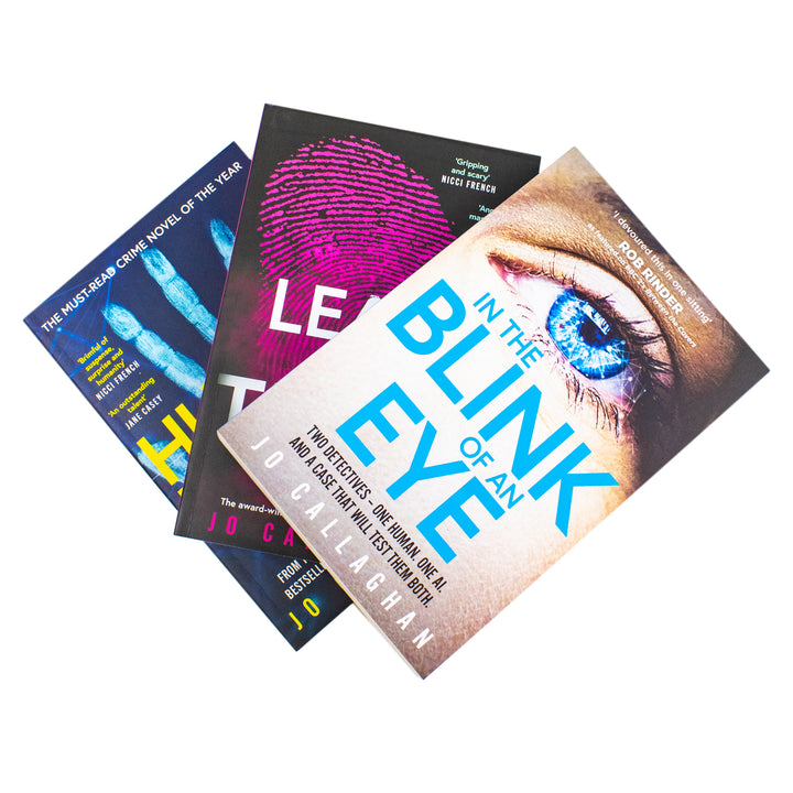 Kat and Lock Series By Jo Callaghan 3 Books Collection Set (In The Blink of An Eye, Leave No Trace and Human Remains)
