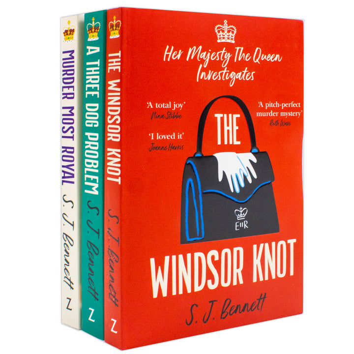 Her Majesty the Queen Investigates Series 3 Books Collection Set (The Windsor Knot, A Three Dog Problem & Murder Most Royal)