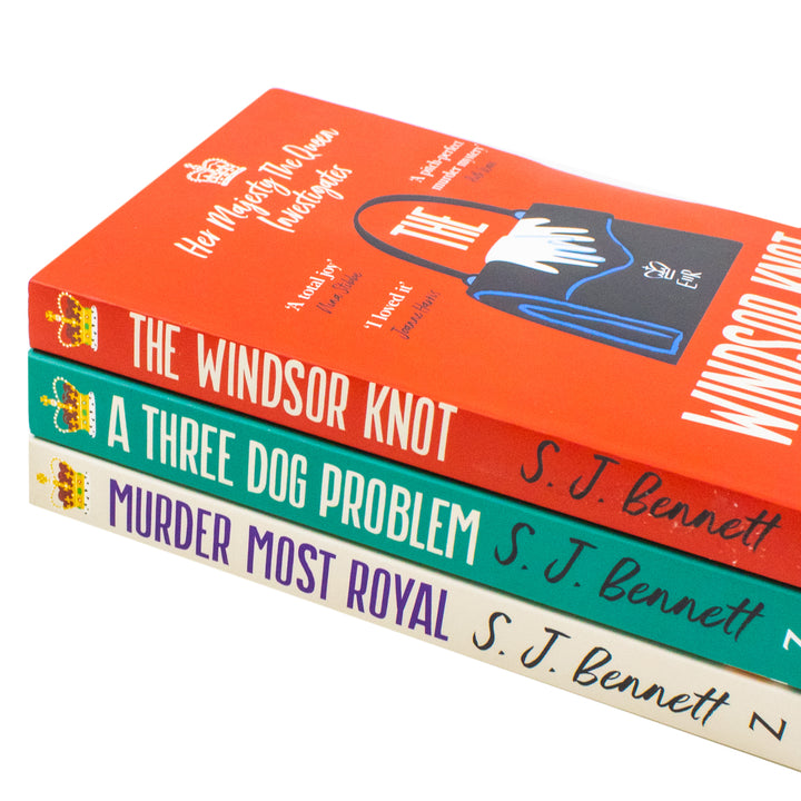 Her Majesty the Queen Investigates Series 3 Books Collection Set (The Windsor Knot, A Three Dog Problem & Murder Most Royal)