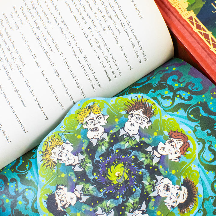 Harry Potter Mina Lima Edition Series Collection 2 Books Set by J.K. Rowling (The Chamber of Secrets and the Philosopher’s Stone)