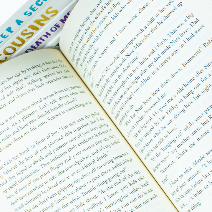 Karen M. McManus Collection 4 Books Set (Two Can Keep a Secret, The Cousins, You'll Be the Death of Me and Nothing More to Tell)
