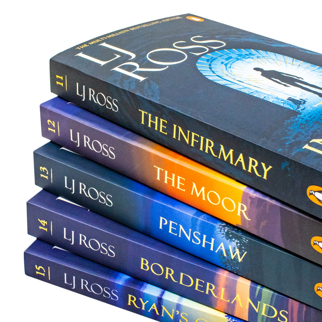The DCI Ryan Mysteries By LJ Ross 5 Books Volume 11-15 Collection Set (The Infirmary, The Moor, Penshaw, Borderlands and Ryan's Christmas) | Paperback