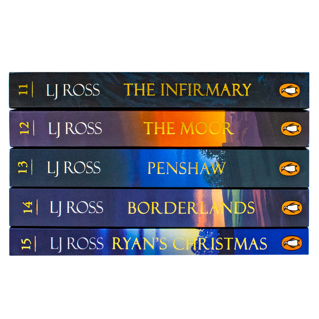 The DCI Ryan Mysteries By LJ Ross 5 Books Volume 11-15 Collection Set (The Infirmary, The Moor, Penshaw, Borderlands and Ryan's Christmas) | Paperback