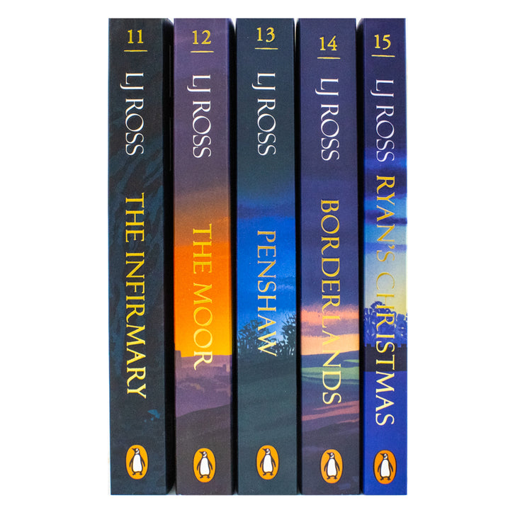 The DCI Ryan Mysteries By LJ Ross 5 Books Volume 11-15 Collection Set (The Infirmary, The Moor, Penshaw, Borderlands and Ryan's Christmas) | Paperback