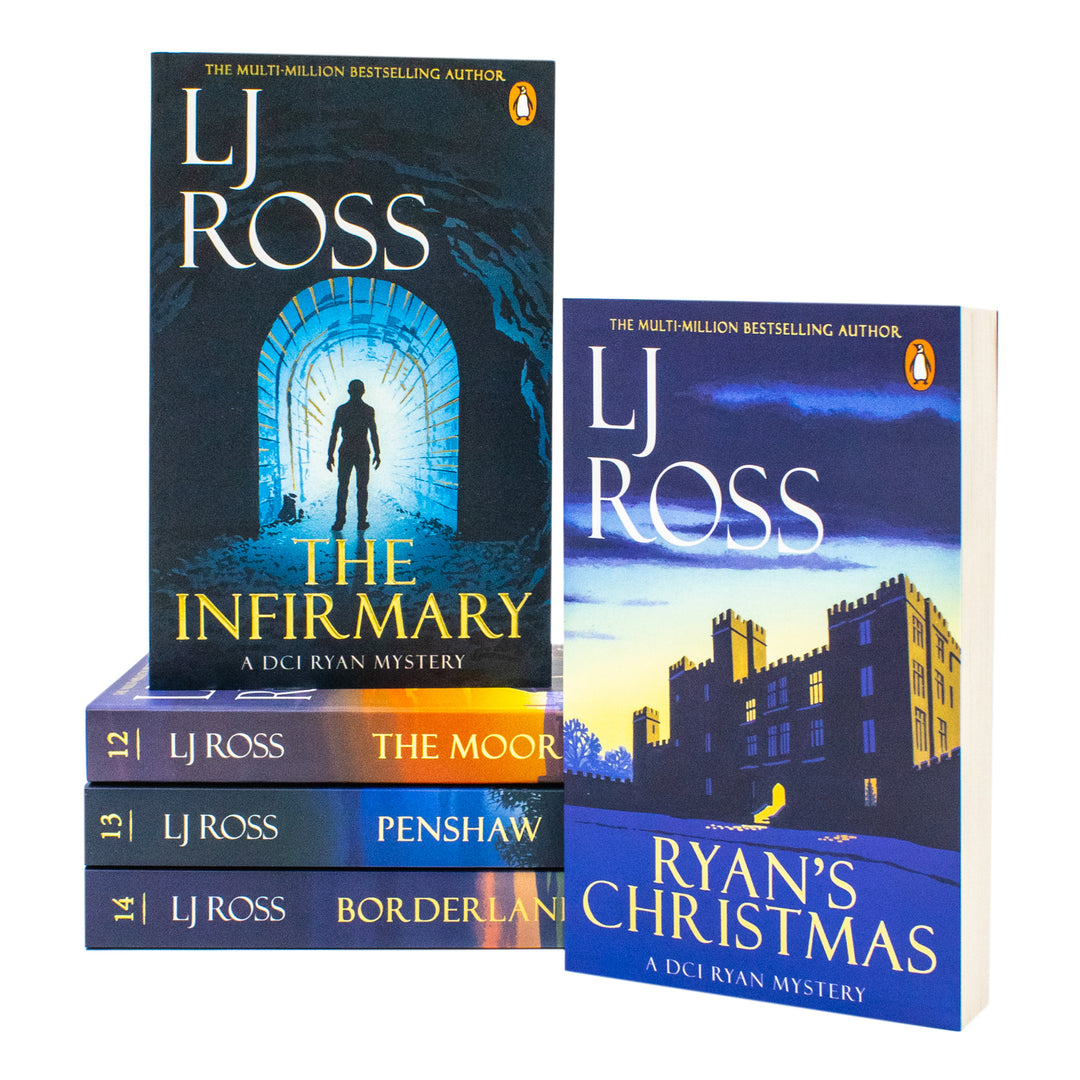 The DCI Ryan Mysteries By LJ Ross 5 Books Volume 11-15 Collection Set (The Infirmary, The Moor, Penshaw, Borderlands and Ryan's Christmas) | Paperback