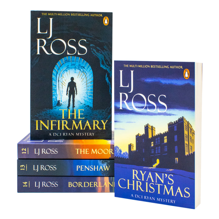 The DCI Ryan Mysteries By LJ Ross 5 Books Volume 11-15 Collection Set (The Infirmary, The Moor, Penshaw, Borderlands and Ryan's Christmas) | Paperback