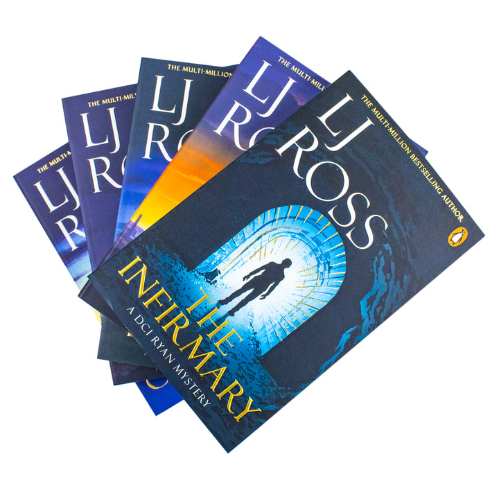 The DCI Ryan Mysteries By LJ Ross 5 Books Volume 11-15 Collection Set (The Infirmary, The Moor, Penshaw, Borderlands and Ryan's Christmas) | Paperback
