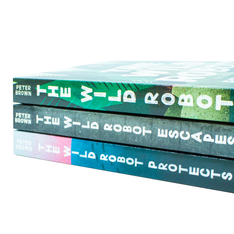 The Wild Robot 3-Book Set by Peter Brown | Adventure, Nature & Survival Stories for Kids – Includes The Wild Robot, Escapes & Protects | Ages 7+