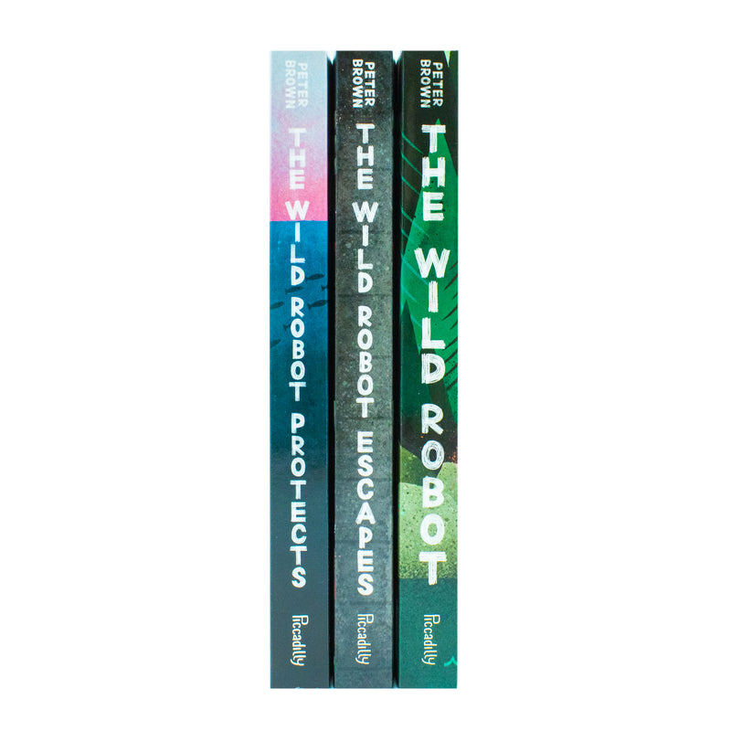 The Wild Robot 3-Book Set by Peter Brown | Adventure, Nature & Survival Stories for Kids – Includes The Wild Robot, Escapes & Protects | Ages 7+