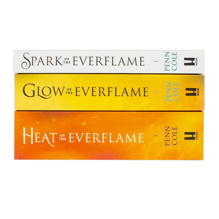 The Kindred's Curse Saga Collection 3 Books Set By Penn Cole(Glow of the Everflame, Spark of the Everflame and Heat of the Everflame)