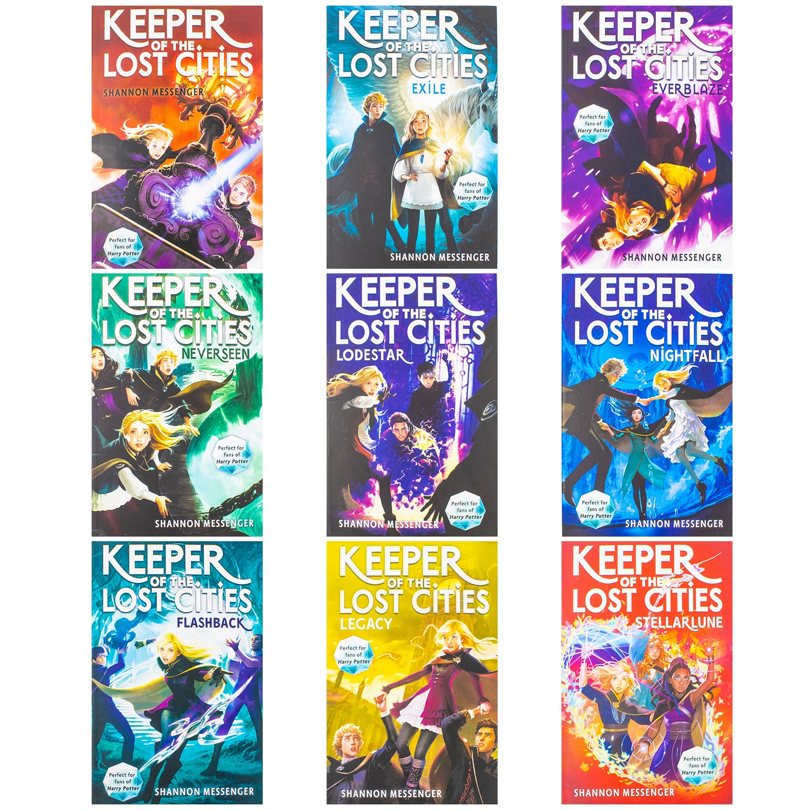 Keeper of the Lost Cities 9 Book Set by Shannon Messenger