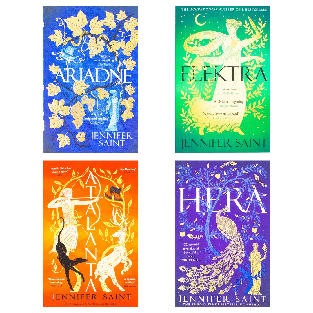 Jennifer Saint Collection 4 Books Set (Ariadne, Elektra, Atalanta and Hera)