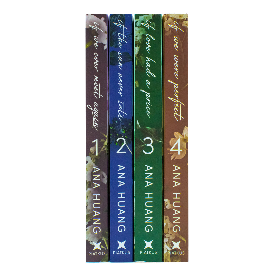 If Love Series by Ana Huang 4 Books Collection Set (If We Ever Meet Again, If the Sun Never Sets, If Love Had A Price, If We Were Perfect)